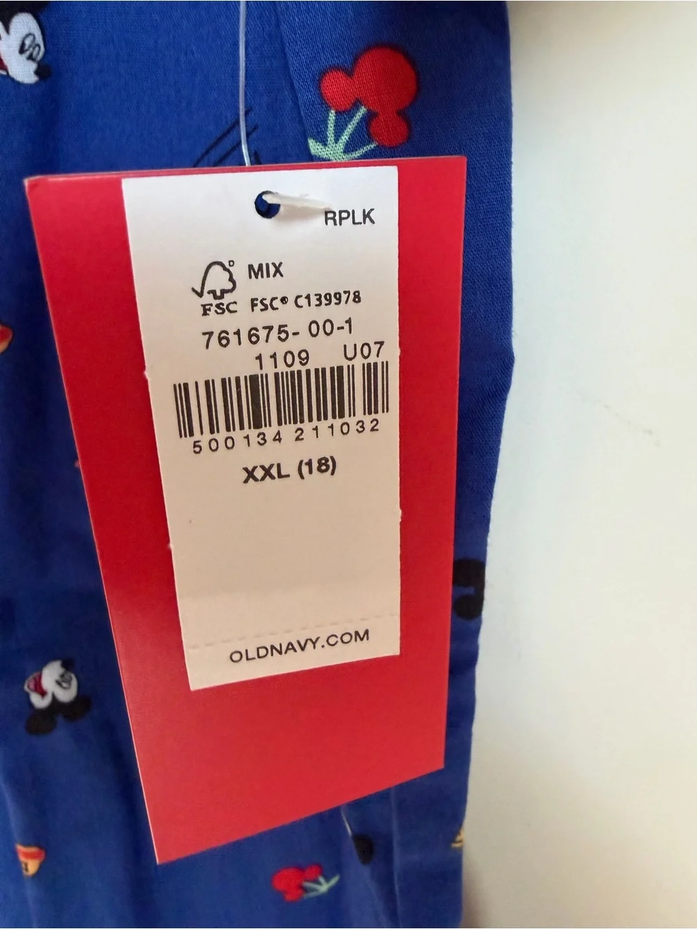 Old‎ Navy x Disney© Poplin Pocket Shirt for Boys XXL 0087